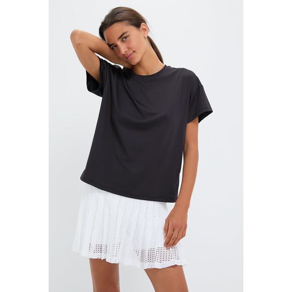 TUCKERNUCK SPORT Black Short Sleeve Performance Jersey Ryan Boyfriend Tee M NWT - Picture 1 of 8